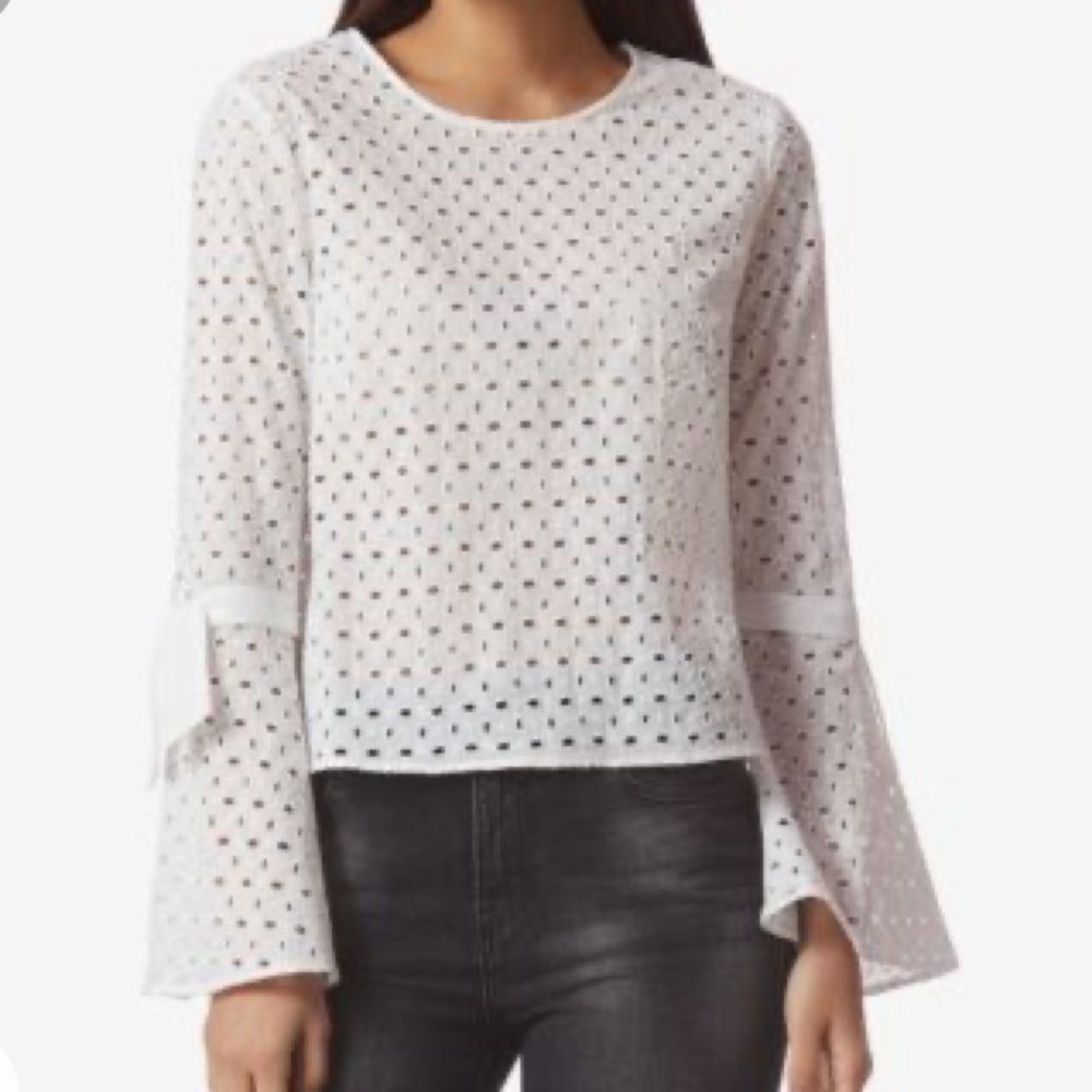 Avec Les Filles Eyelet Top